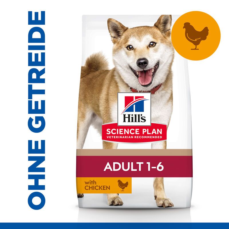  Hills Science Plan Canine Adult No Grain Medium Huhn Trockenfutter 14 Kg Trockenfutter Mit Huhn
