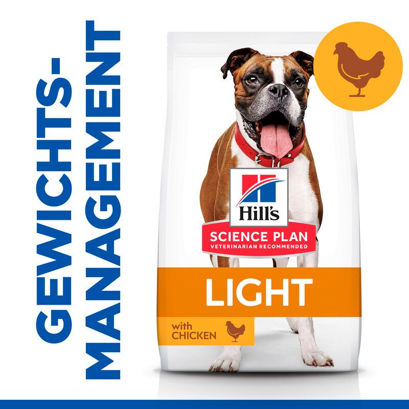  Hills Science Plan Canine Light Adult Medium Mit Huhn Trockenfutter 14 Kg Trockenfutter