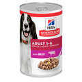  Hills Science Plan Canine Adult Rind Dosenfutter Für Hunde 12 X 370 G Dosenfutter Mit Rind