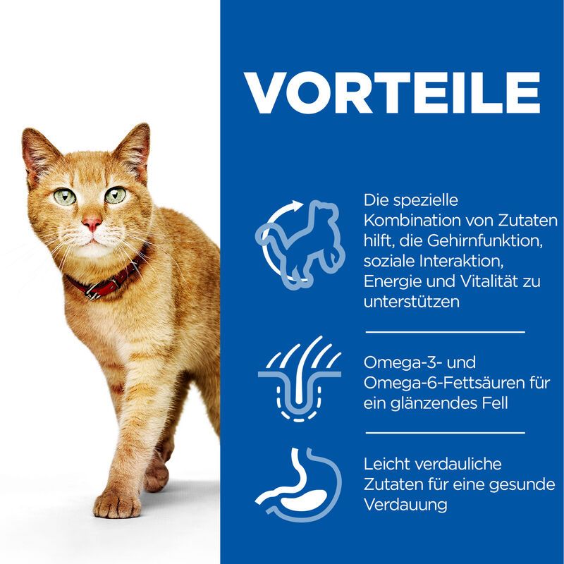  Hills Science Plan Feline Mature Adult 7+ Senior Vitality Trockenfutter Für Katzen 7 Kg Trockenfutter Für Katzen