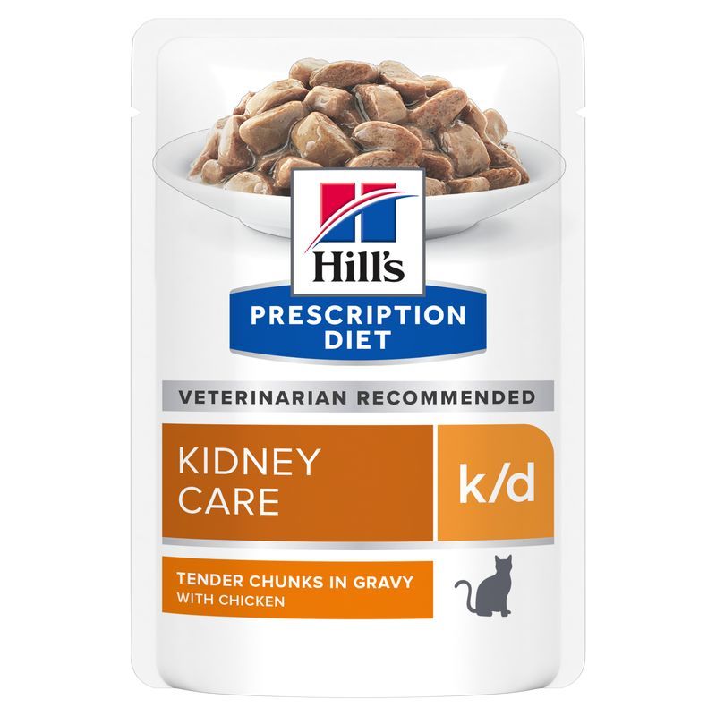  Hills Feline K/d Huhn Frischebeutel Für Katzen 12 X Huhn Frischebeutel