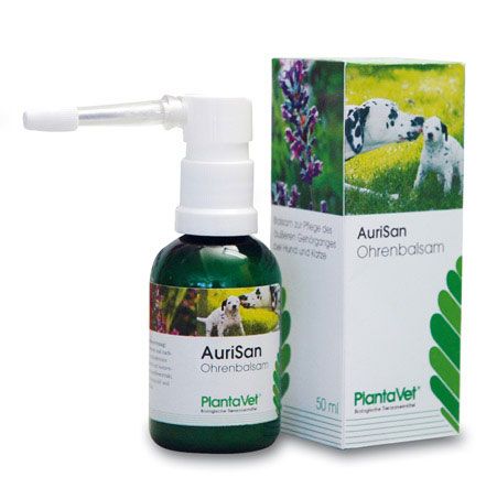  Plantavet AuriSan Ohrenbalsam Für Hunde Und Katzen 50 Ml Flasche