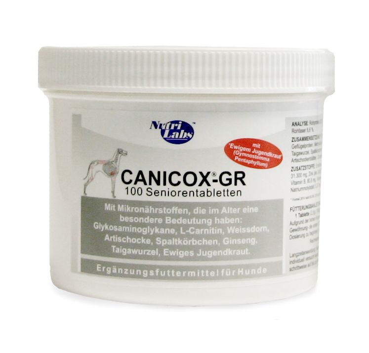 NutriLabs Canicox-GR Tabletten Für ältere Hunde 100 Seniorentabletten
