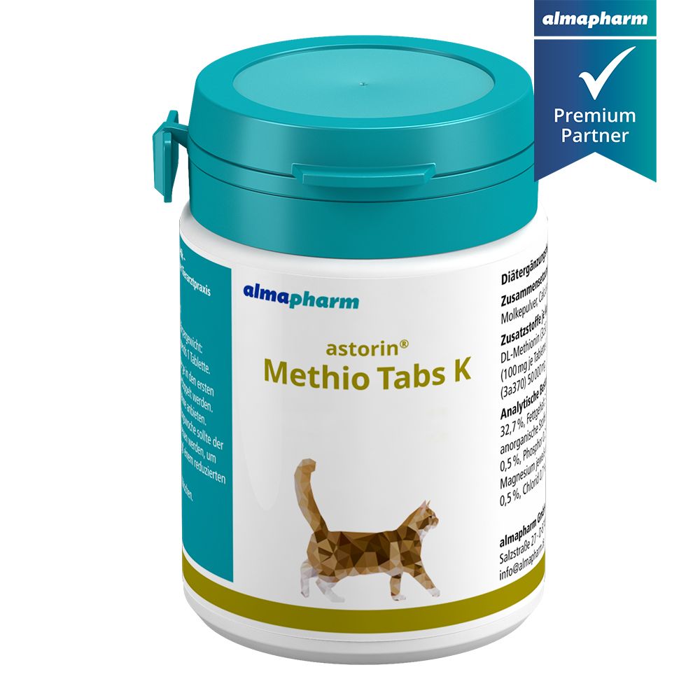  Almapharm Astorin Methio Tabs K Für Katzen 200 Tabletten Dose Für Katzen