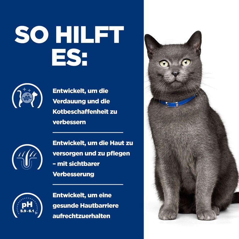  Hills D/d Katze Trockenfutter Für Sensible Katzen 1,5 Kg D/d Ente Mit Grünen Erbsen