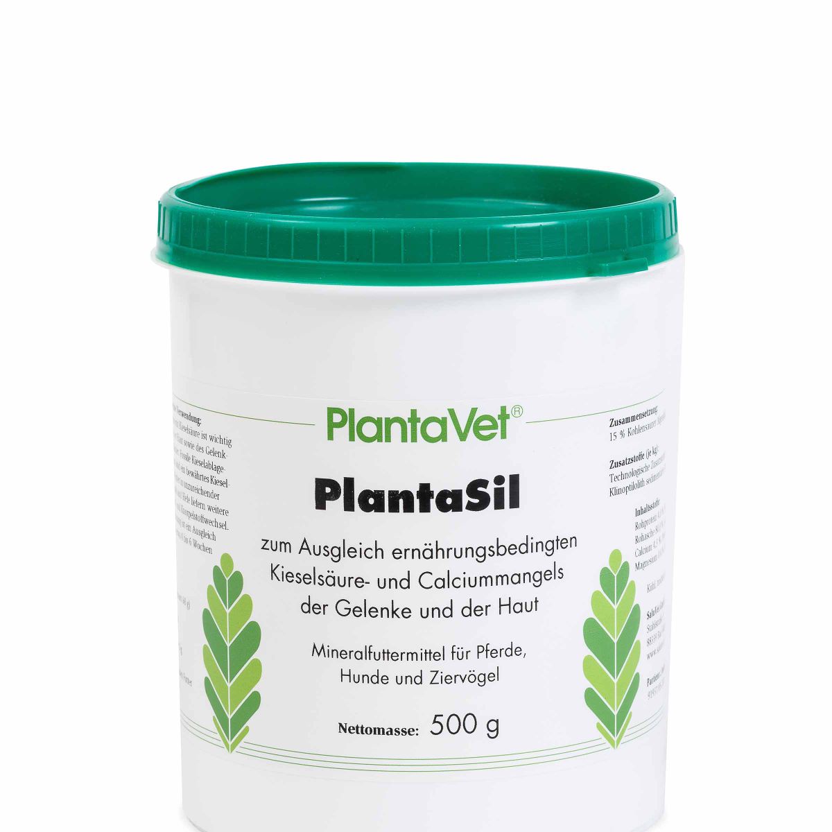  PlantaVet PlantaSil Hund Pferd Ziervögel 1 Kg Pulver Dose