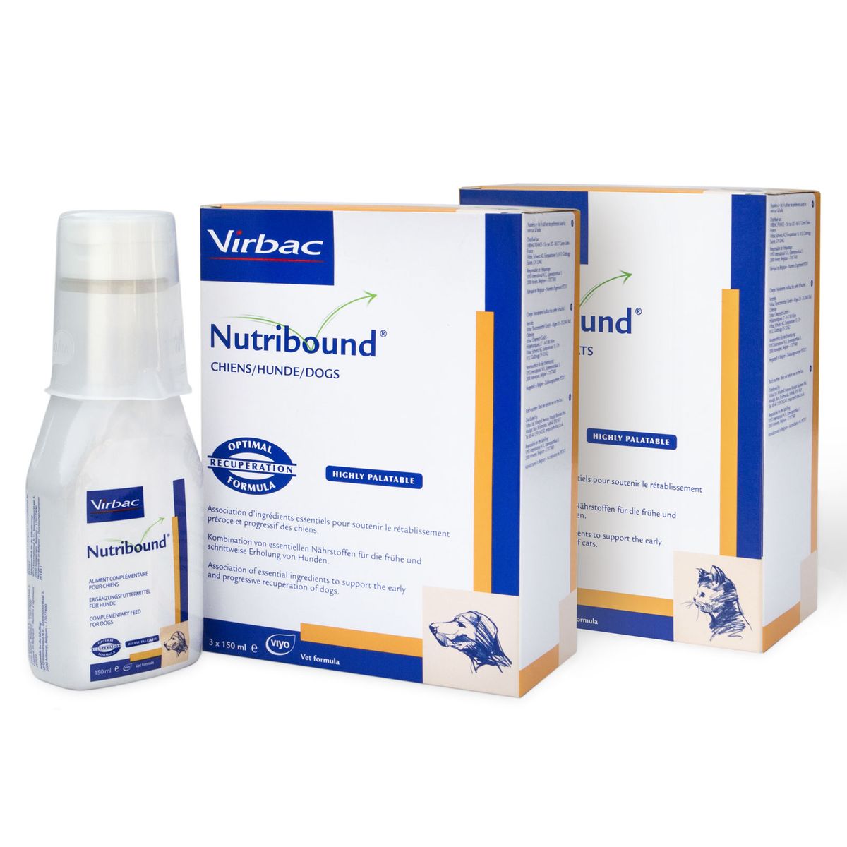  Virbac Nutribound Für Eine Schnelle Erholung Katze 3 X 150 Ml
