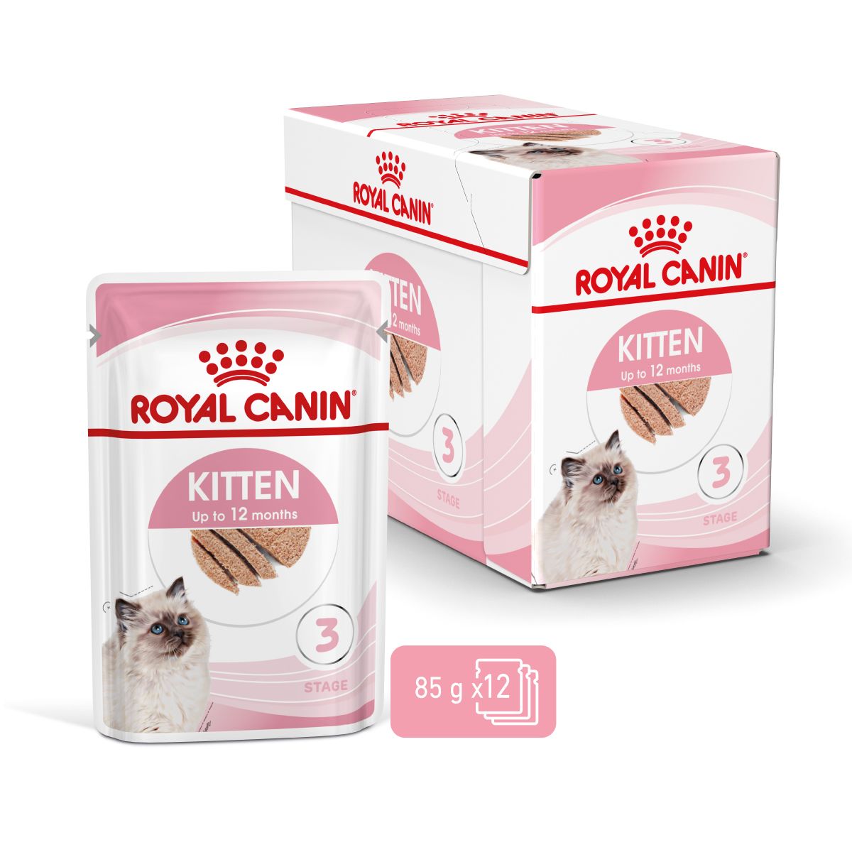  Royal Canin Kitten Frischebeutel Mousse 12 X 85 G Mousse Frischebeutel
