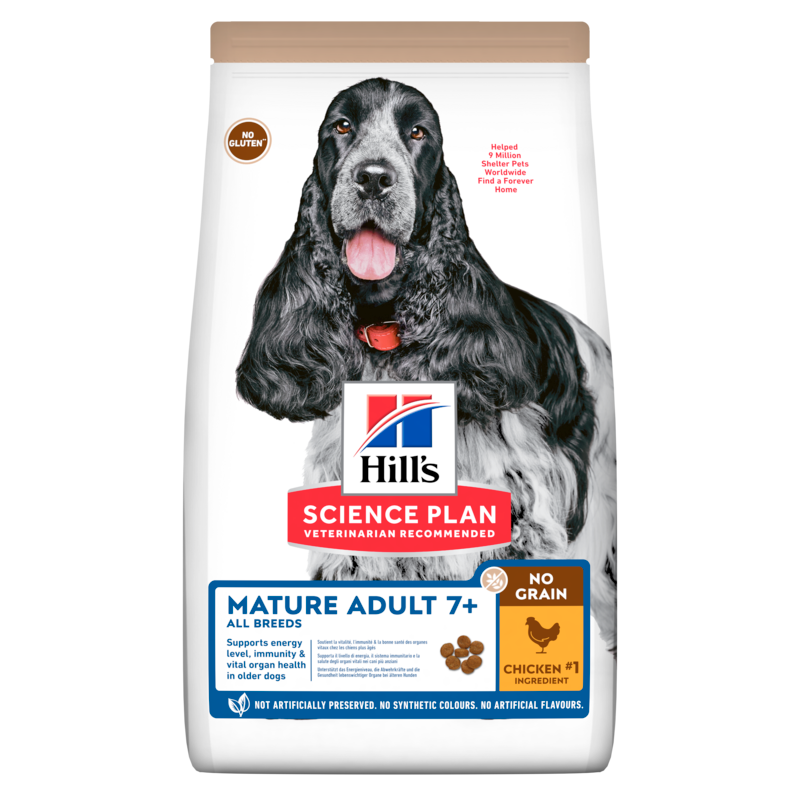  Hills Science Plan No Grain Mature Adult 7+ Trockenfutter Für Hunde 14 Kg Trockenfutter Für Hunde
