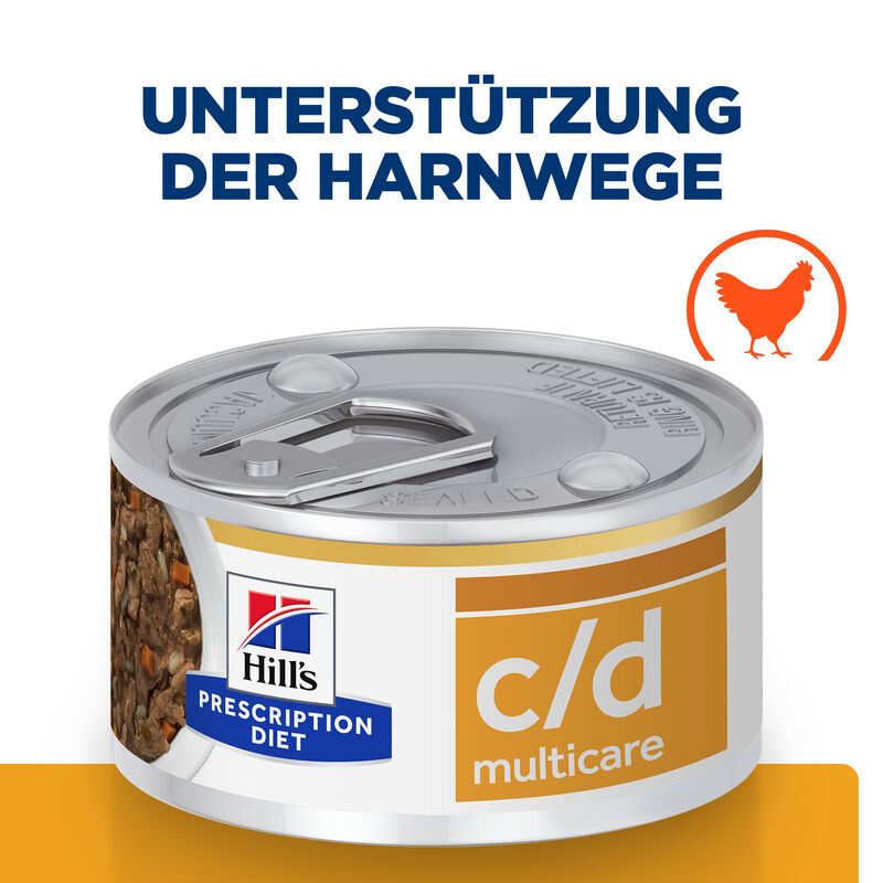  Hills Feline C/d Multicare Ragout In Dosen Für Katzen 24 X 82 G Ragout In Dosen Für Katzen