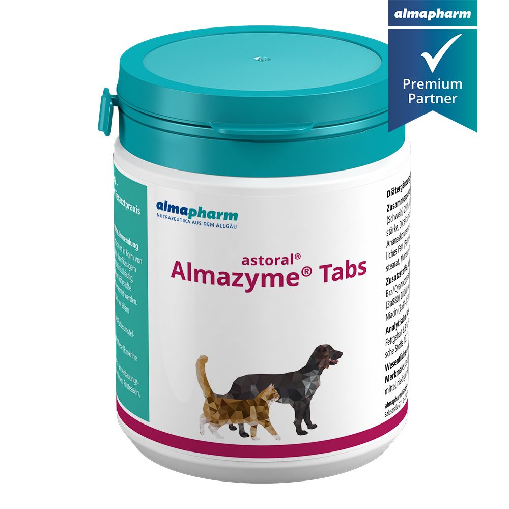  Almapharm Almazyme Tabs Für Hund + Katze 125 Almazyme Tabs