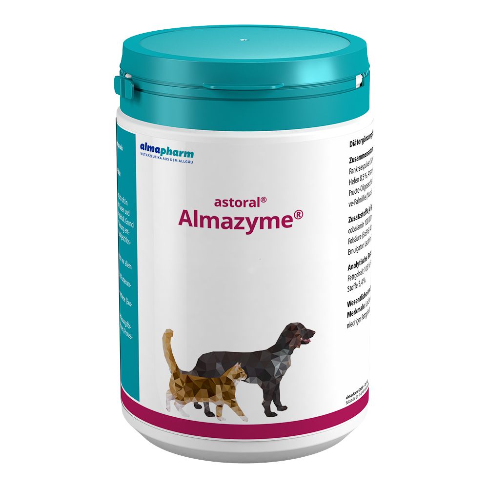  Almapharm Astoral Almazyme Pulver Für Hunde + Katzen 120 G Pulver Dose Almazyme