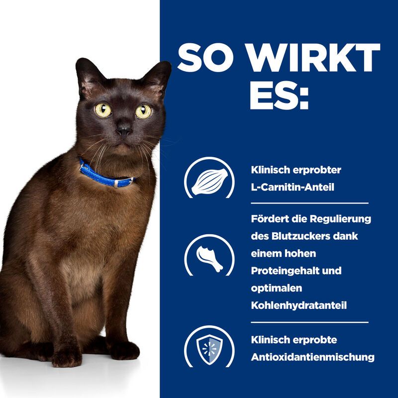  Hills M/d Dosenfutter Bei Katzendiabetes 24 X 156 G Dosen Feingehackt