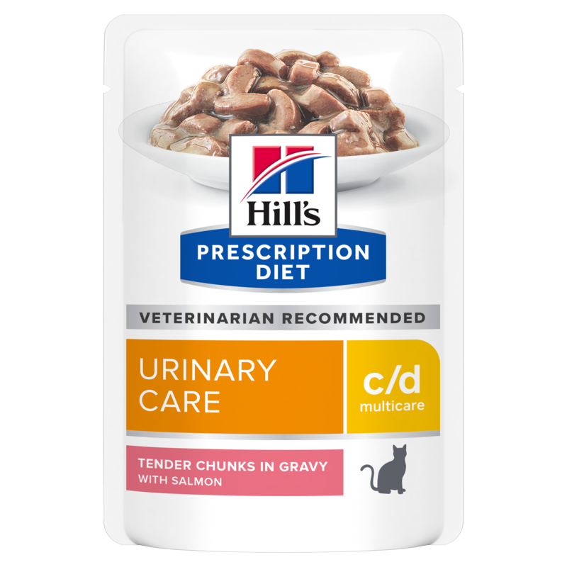  Hills Feline C/d Multicare Lachs Frischebeutel Für Katzen 12 X 85 G Lachs Frischebeutel