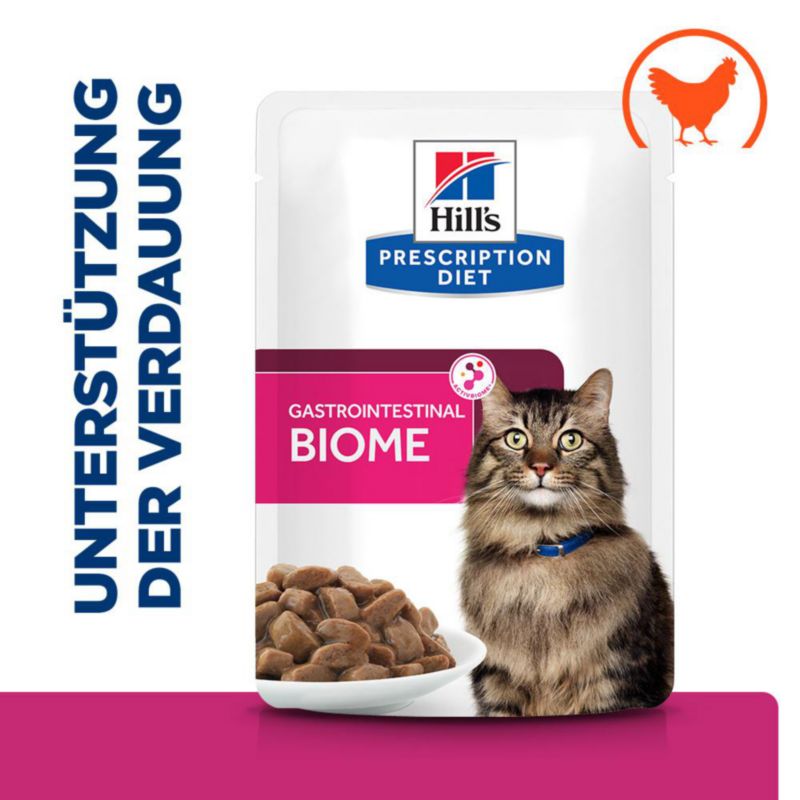  Hills Prescription Diet Feline Gastrointestinal Biome Frischebeutel Für Katze 12 X 85 G Frischebeutel
