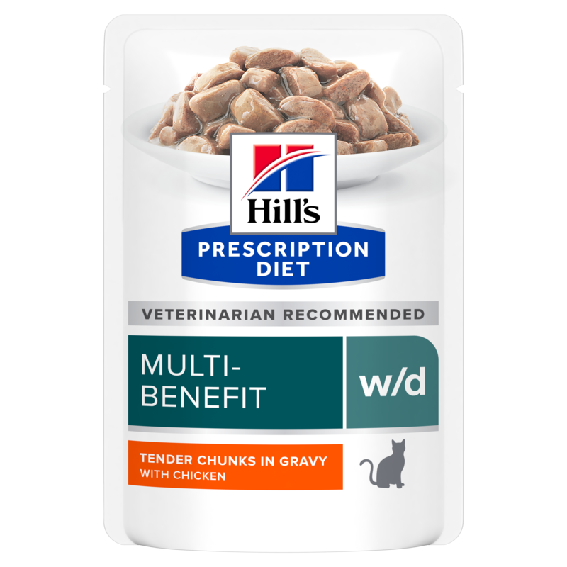  Hills Feline W/d Multi-Benefit Huhn Frischebeutel Für Katzen 12 X 85 G Frischebeutel Mit Huhn