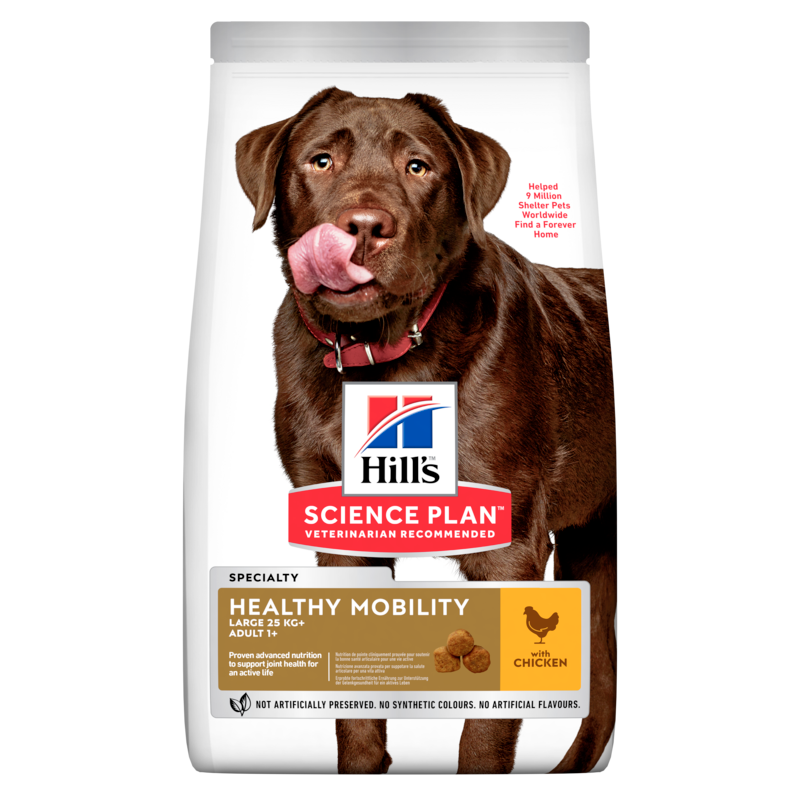  Hills Science Plan Canine Adult Healthy Mobility Large Breed Huhn Trockenfutter 14 Kg Trockenfutter