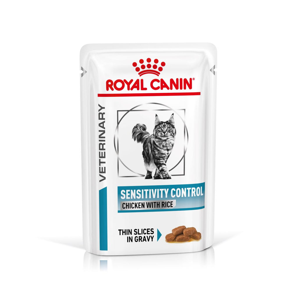  Royal Canin Sensitivity Control Huhn Mit Reis Feine Stückchen In Soße Frischebeutel Für Katzen 12 X 85 G Huhn Und Reis Frischebeutel Für Katzen