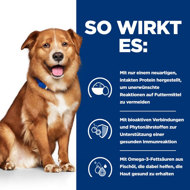  Hills Prescription Diet Canine Derm Complete Trockenfutter Für Hunde 1,5 Kg Trockenfutter