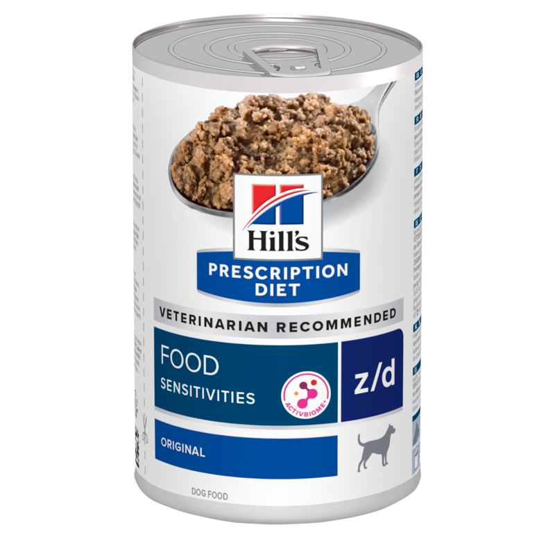  Hills Z/D ActivBiome+ Dosenfutter Für Hunde Bei Futtermittelallergie 12 X 370 G (ActivBiome+) Dosenfutter Für Hunde