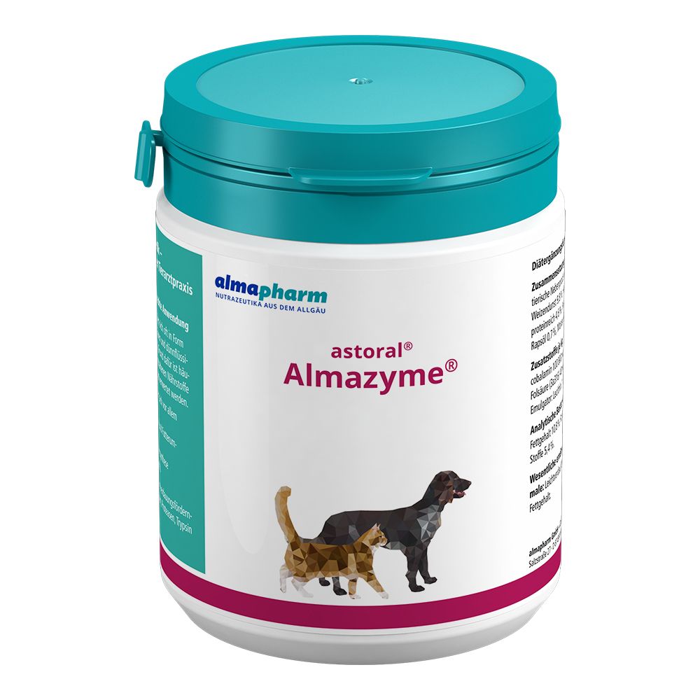  Almapharm Astoral Almazyme Pulver Für Hunde + Katzen 120 G Pulver Dose Almazyme