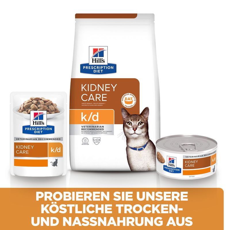  Hills Feline K/d Huhn Frischebeutel Für Katzen 12 X Huhn Frischebeutel