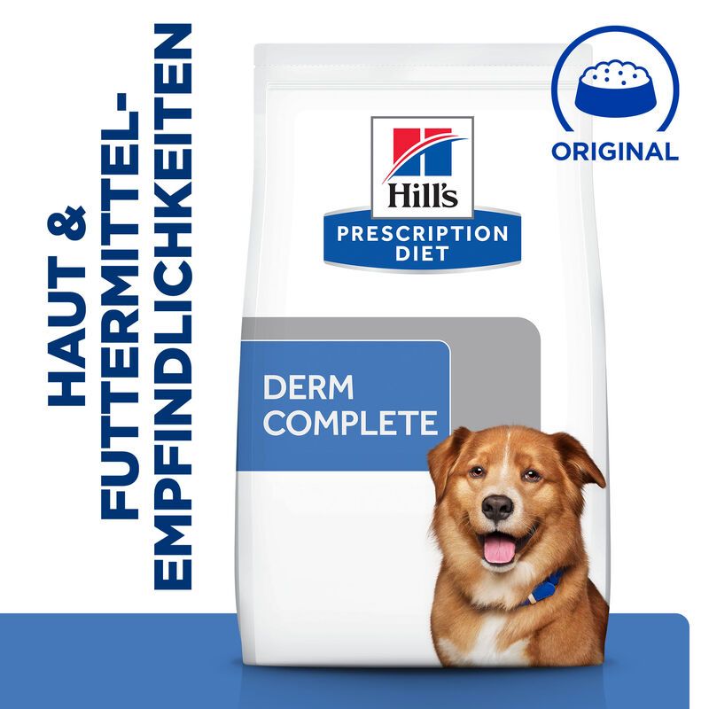  Hills Prescription Diet Canine Derm Complete Trockenfutter Für Hunde 1,5 Kg Trockenfutter