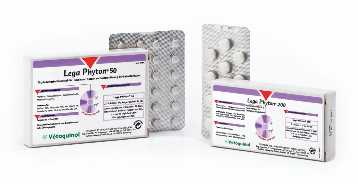  Vetoquinol Lega-Phyton 200 Für Die Leber 24 Tabletten Lega-Phyton