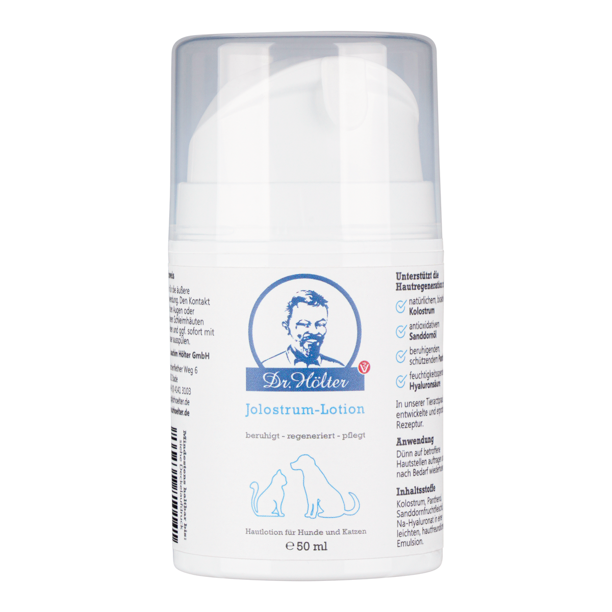  Dr. Hölter Jolostrum Lotion Hautpflege Jolostrum Lotion Hund + Katze 50ml