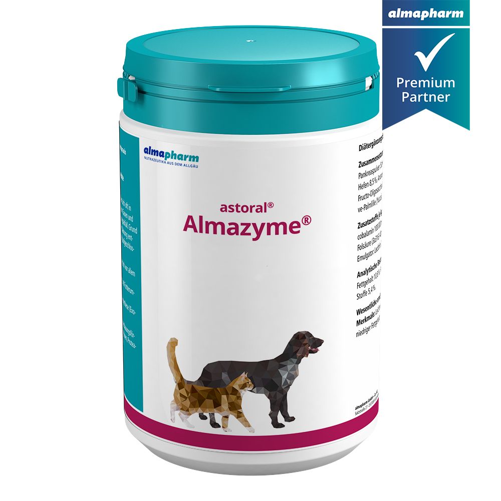  Almapharm Astoral Almazyme Pulver Für Hunde + Katzen 120 G Pulver Dose Almazyme