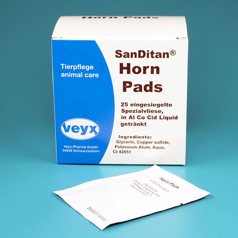  Veyx SanDitan Horn Pads Für Pferde 25 Stück Horn Pads