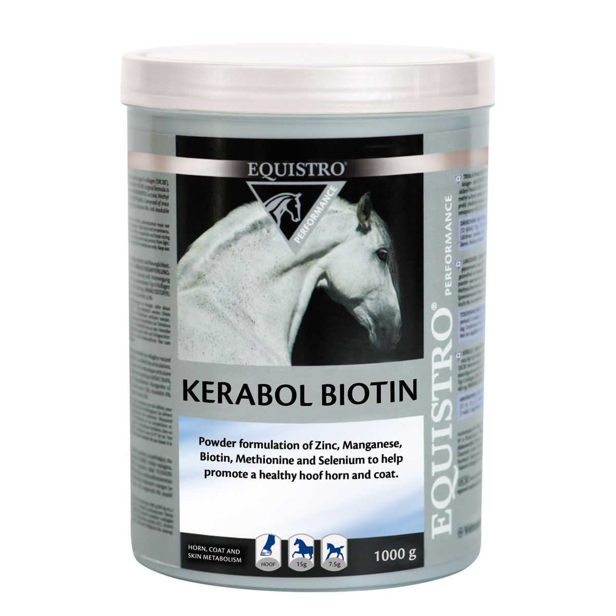  EQUISTRO Kerabol Biotin Für Pferde 1000 G Kerabol Biotin Powder Für Pferde
