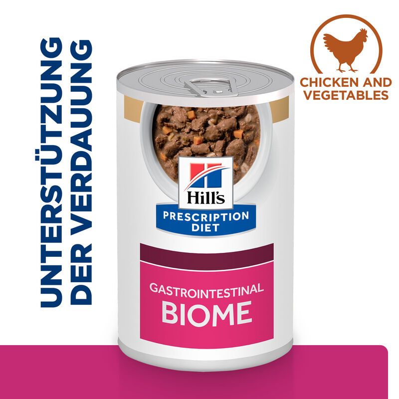  Hills Prescription Diet Canine Gastrointestinal Biome Ragout In Dosen Für Hunde 12 X 354 G Dosenfutter Für Hunde