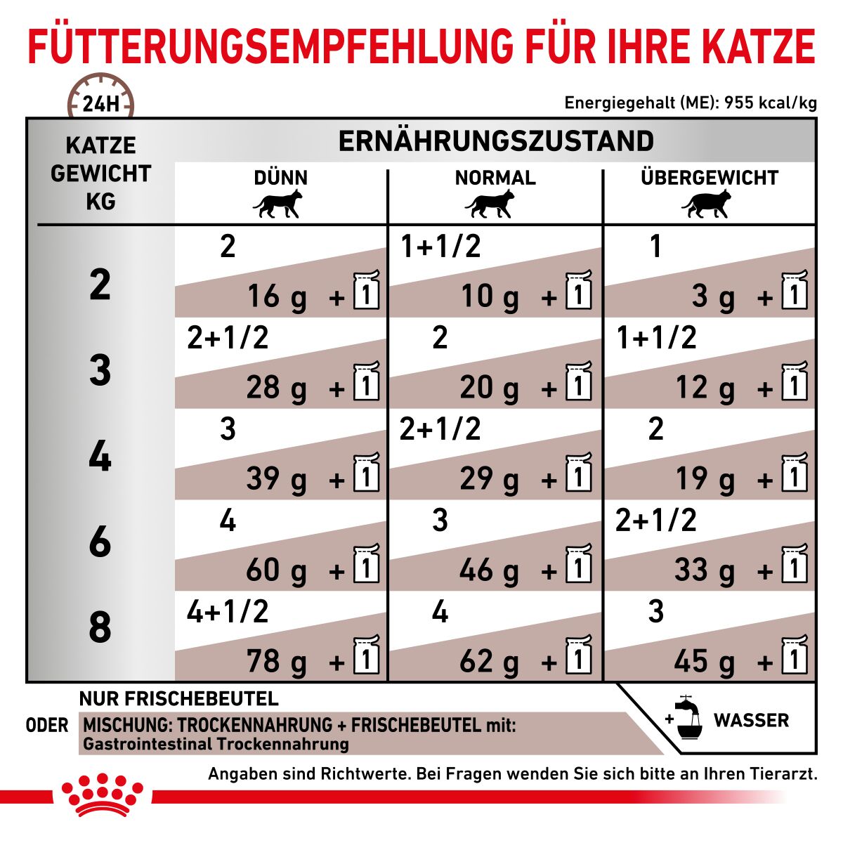 Royal Canin Gastro Intestinal Frischebeutel Für Katzen 12 X 85 G Frischebeutel Für Katzen