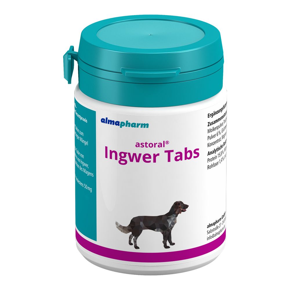  Almapharm Astoral Ingwer Tabs Für Hunde 30 Tabletten Dose Für Hunde