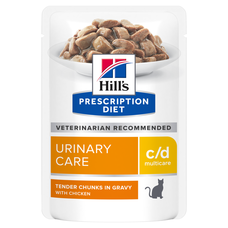  Hills Feline C/d Multicare Huhn Frischebeutel Für Katzen 12 X 85 G Huhn Frischebeutel