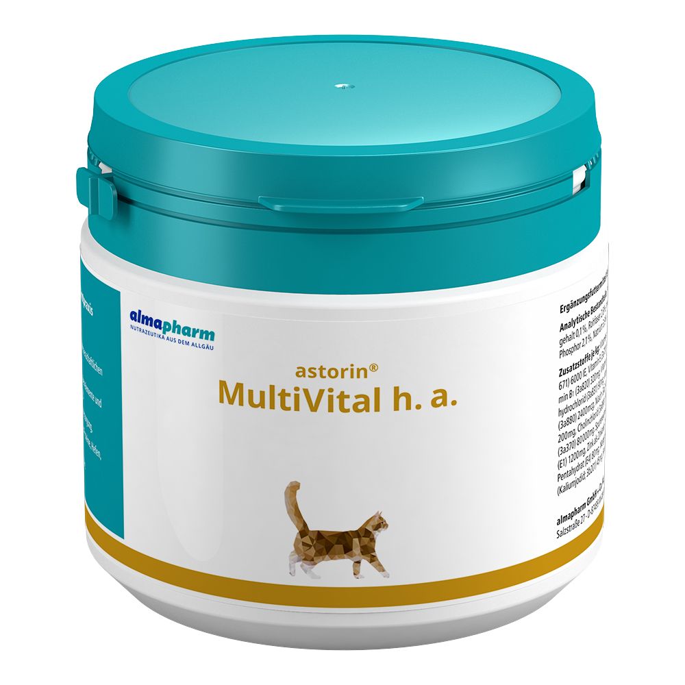  Almapharm Astorin MultiVital HA Katze Für Allergiker 100 G Pulver Dose Für Katzen
