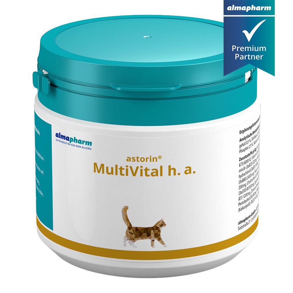  Almapharm Astorin MultiVital HA Katze Für Allergiker 100 G Pulver Dose Für Katzen