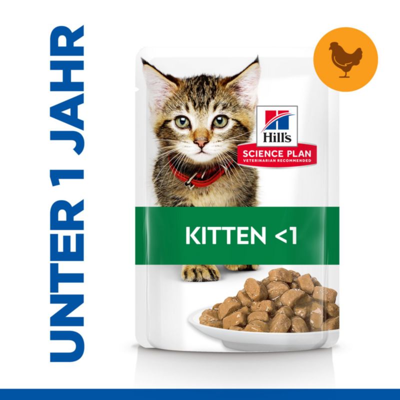  Hills Science Plan Kitten Huhn Frischebeutel 12 X 85 G Frischebeutel Huhn