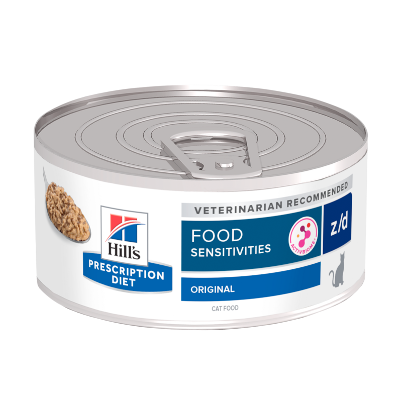  Hills Z/D Mit ActivBiome+ Dosenfutter Für Katzen Mit Allergien 24 X 156 G Nassfutter In Dosen