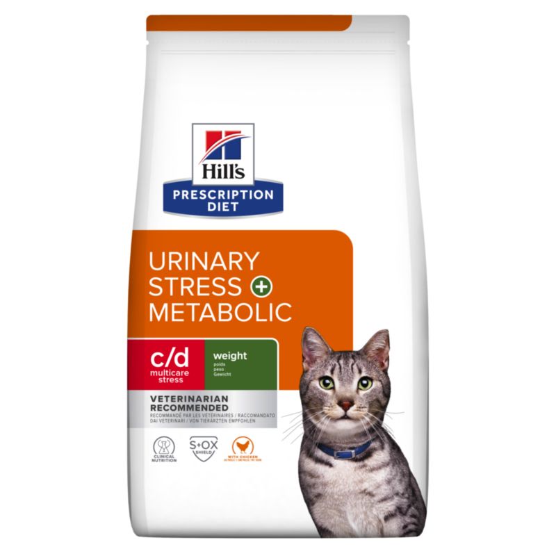  Hills Prescription Diet Feline C/d Multicare Urinary Stress + Metabolic Trockenfutter Für Katzen 1,5 Kg Trockenfutter Für Katzen