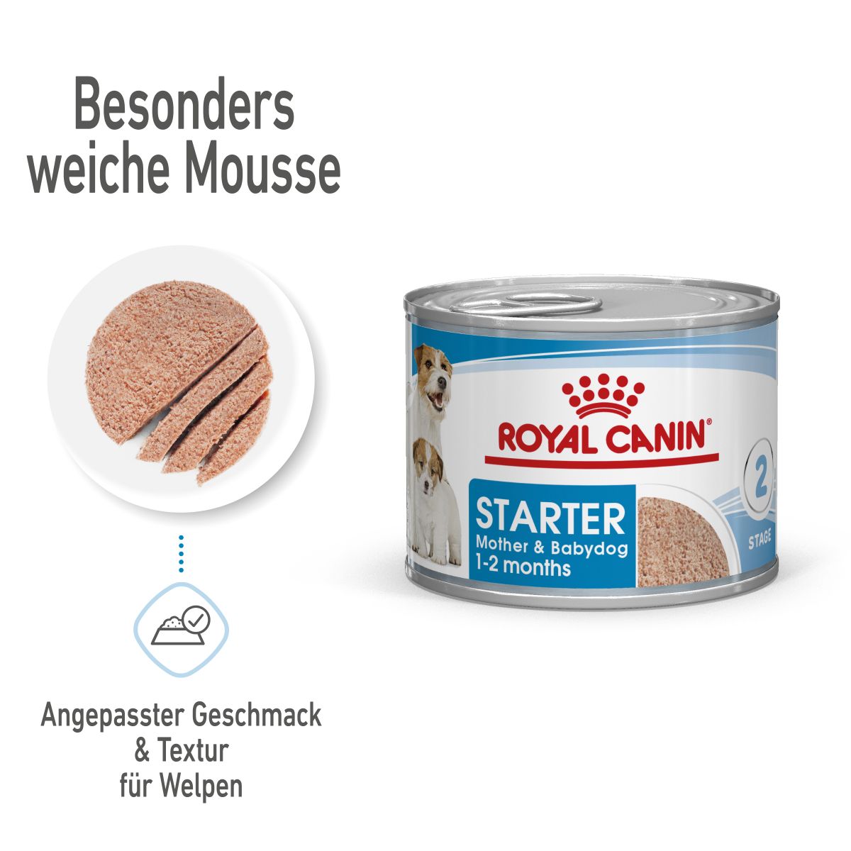  Royal Canin Starter Ultra Soft Mousse Für Welpen 12 X 195 G