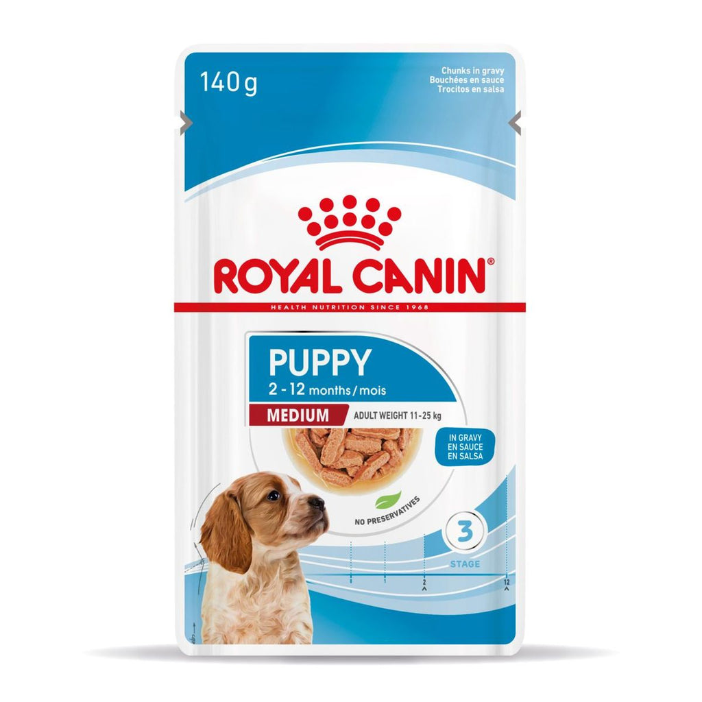  Royal Canin Medium Puppy Frischebeutel 10 X 140 G Frischebeutel Für Hunde