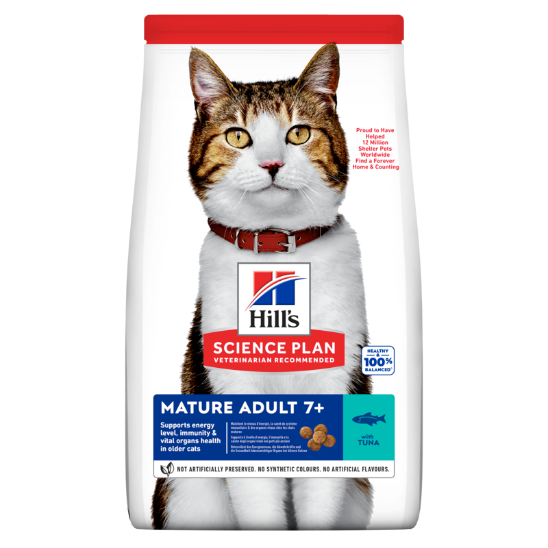  Hills Science Plan Feline Mature Adult 7+ Trockenfutter Für Katzen 10 Kg Huhn Trockenfutter