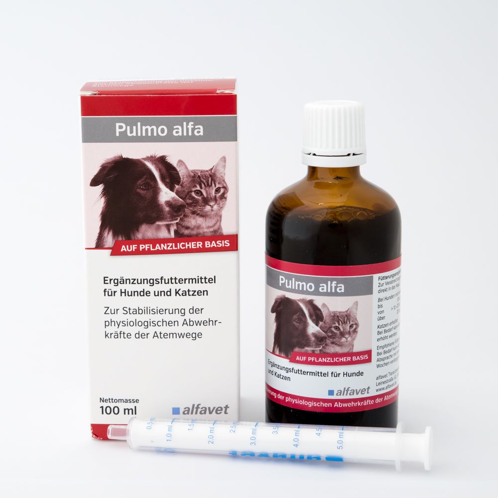  Alfavet Pulmo Alfa Für Hund Und Katze 100 Ml Flasche