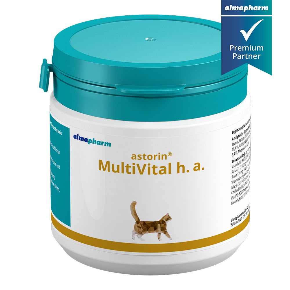  Almapharm Astorin MultiVital HA Katze Für Allergiker 100 G Pulver Dose Für Katzen