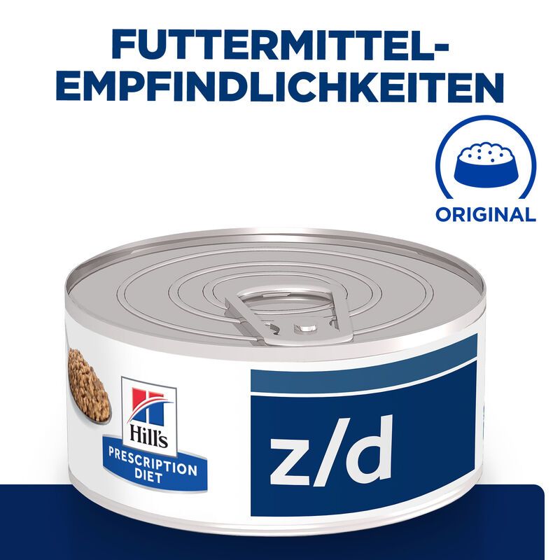  Hills Z/D Mit ActivBiome+ Dosenfutter Für Katzen Mit Allergien 24 X 156 G Nassfutter In Dosen