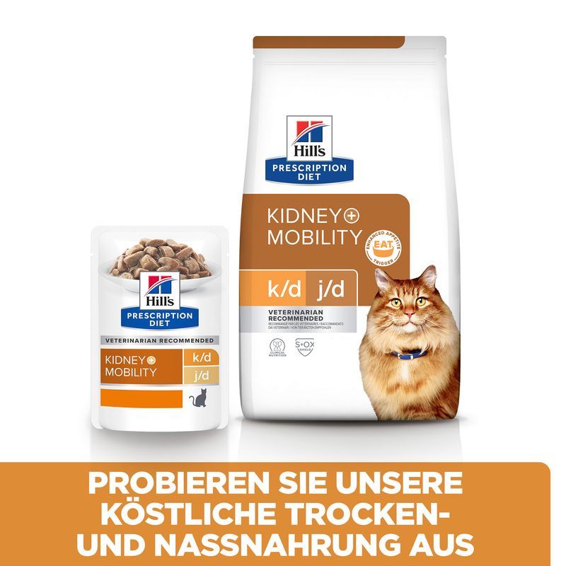  Hills K/d + Mobility Frischebeutel Für Katzen 12 X 85 G Frischebeutel Für Katzen