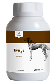 VetVital Vicano Liver Up Tabs Für Hunde 150 Tabletten Dose Für Hunde