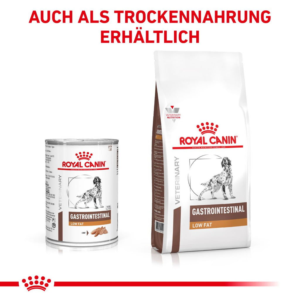  Royal Canin Gastrointestinal Low Fat Hundefutter In Dosen 12 X 200 G Low Fat Mousse Dosenfutter